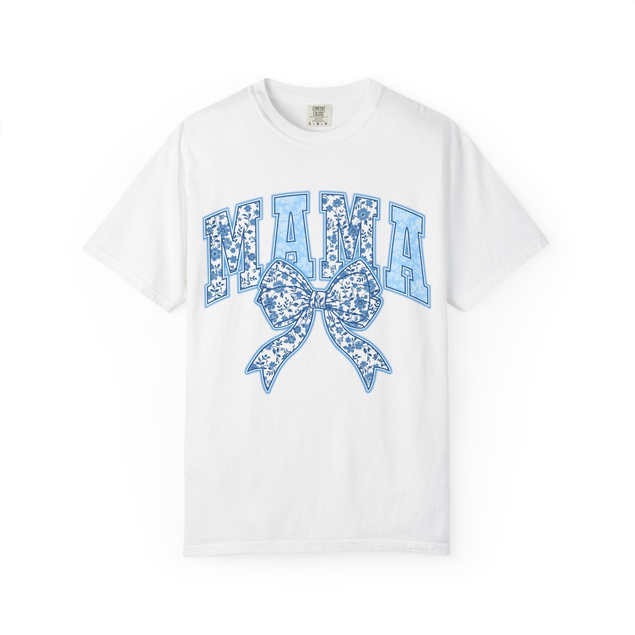 Comfort colors Mama Blue Tshirt