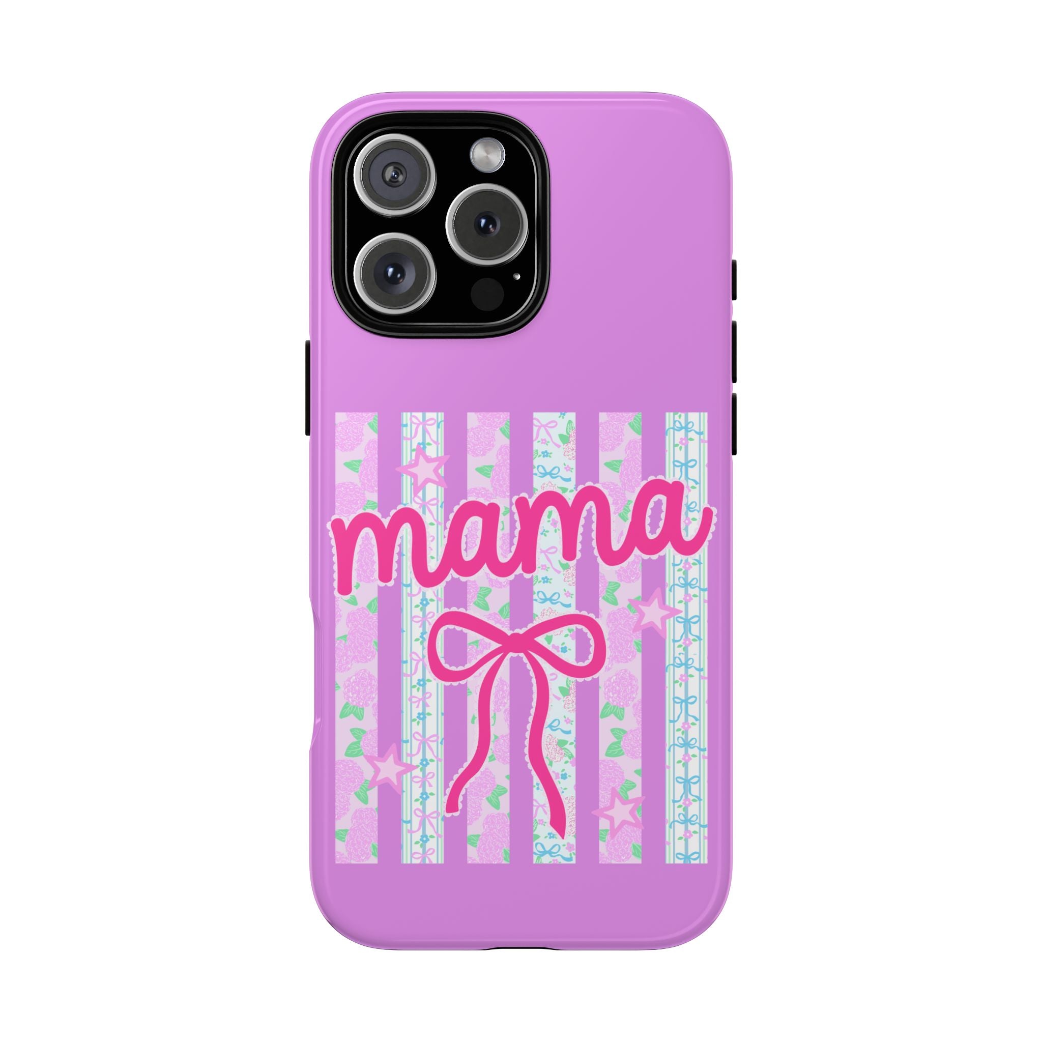 Mama Script Bow phone case