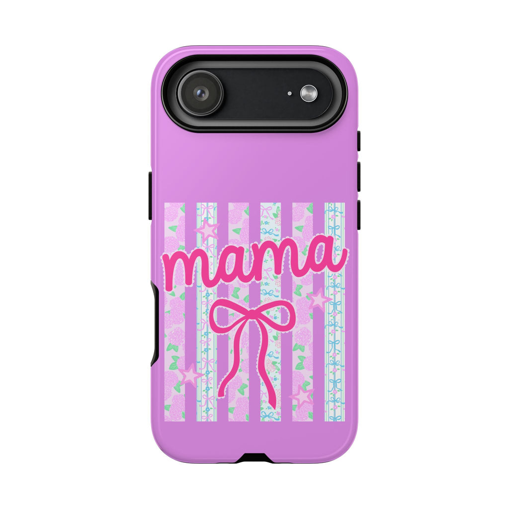 Mama Script Bow phone case