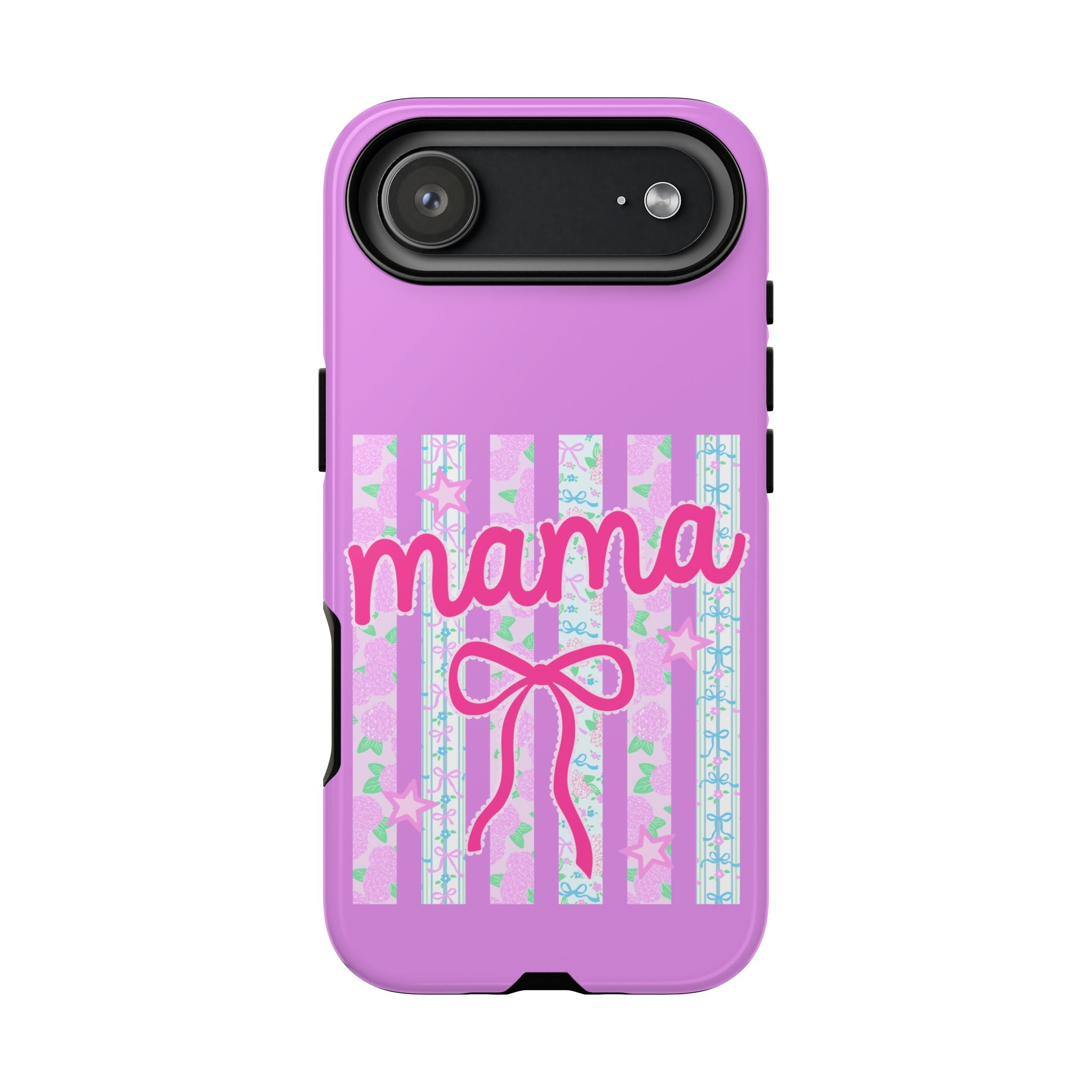 Mama Script Bow phone case