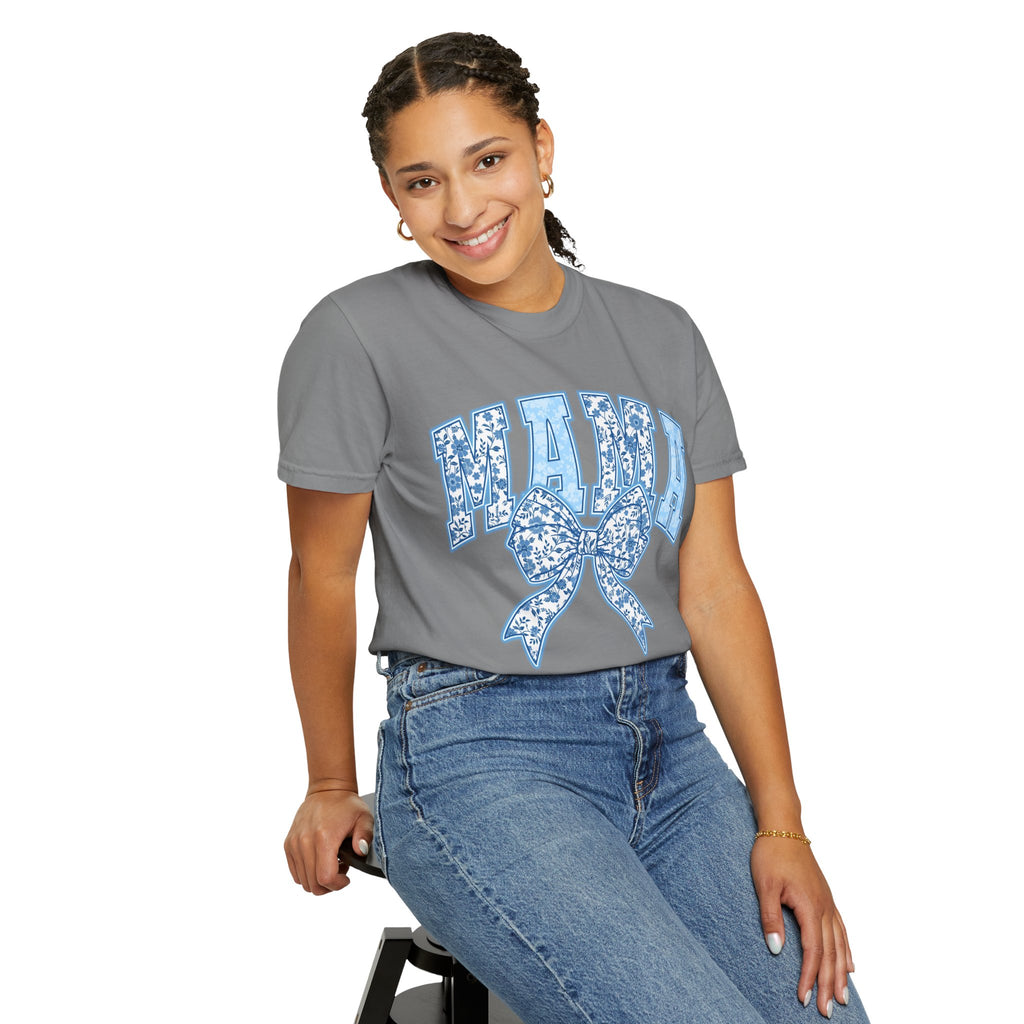 Comfort colors Mama Blue Tshirt