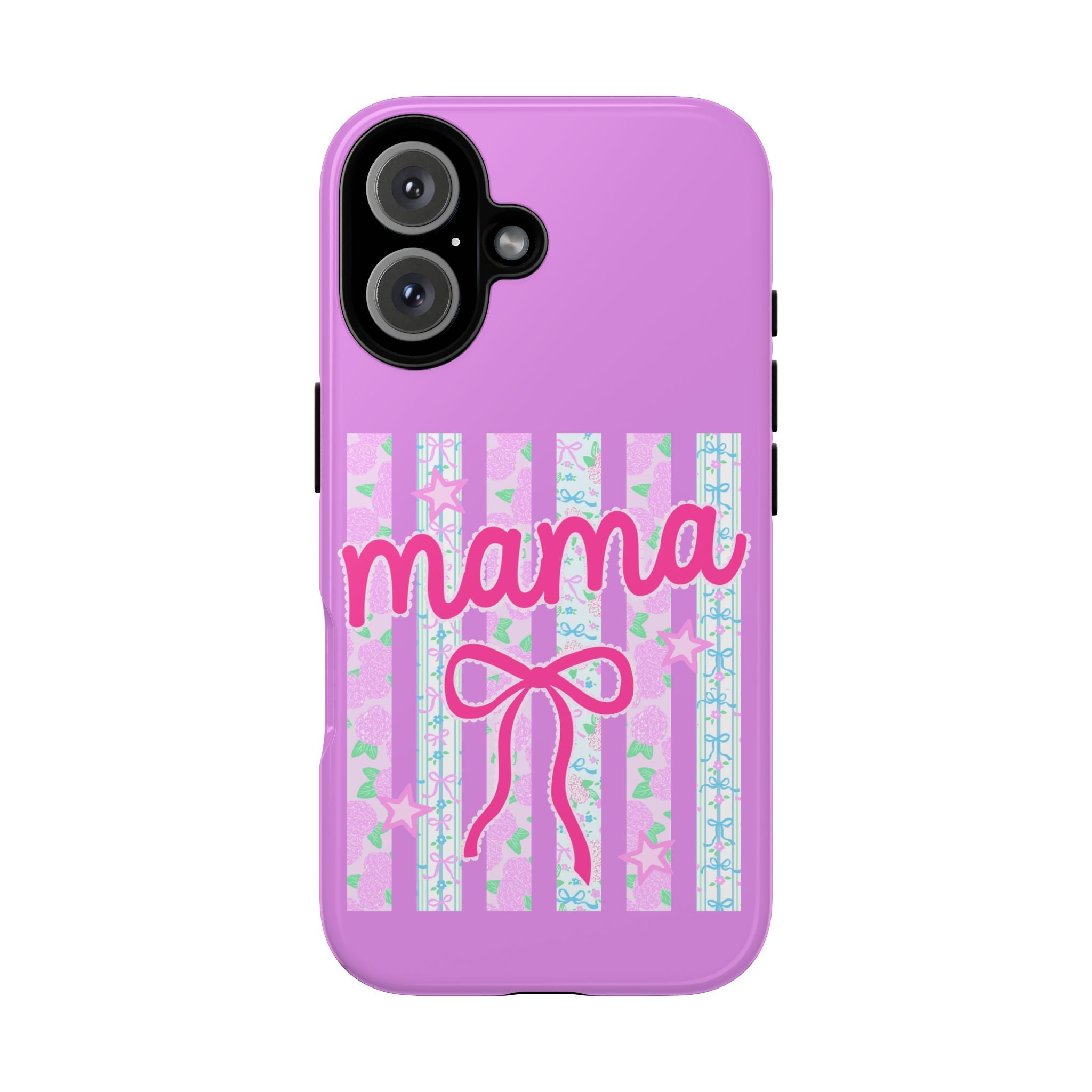Mama Script Bow phone case