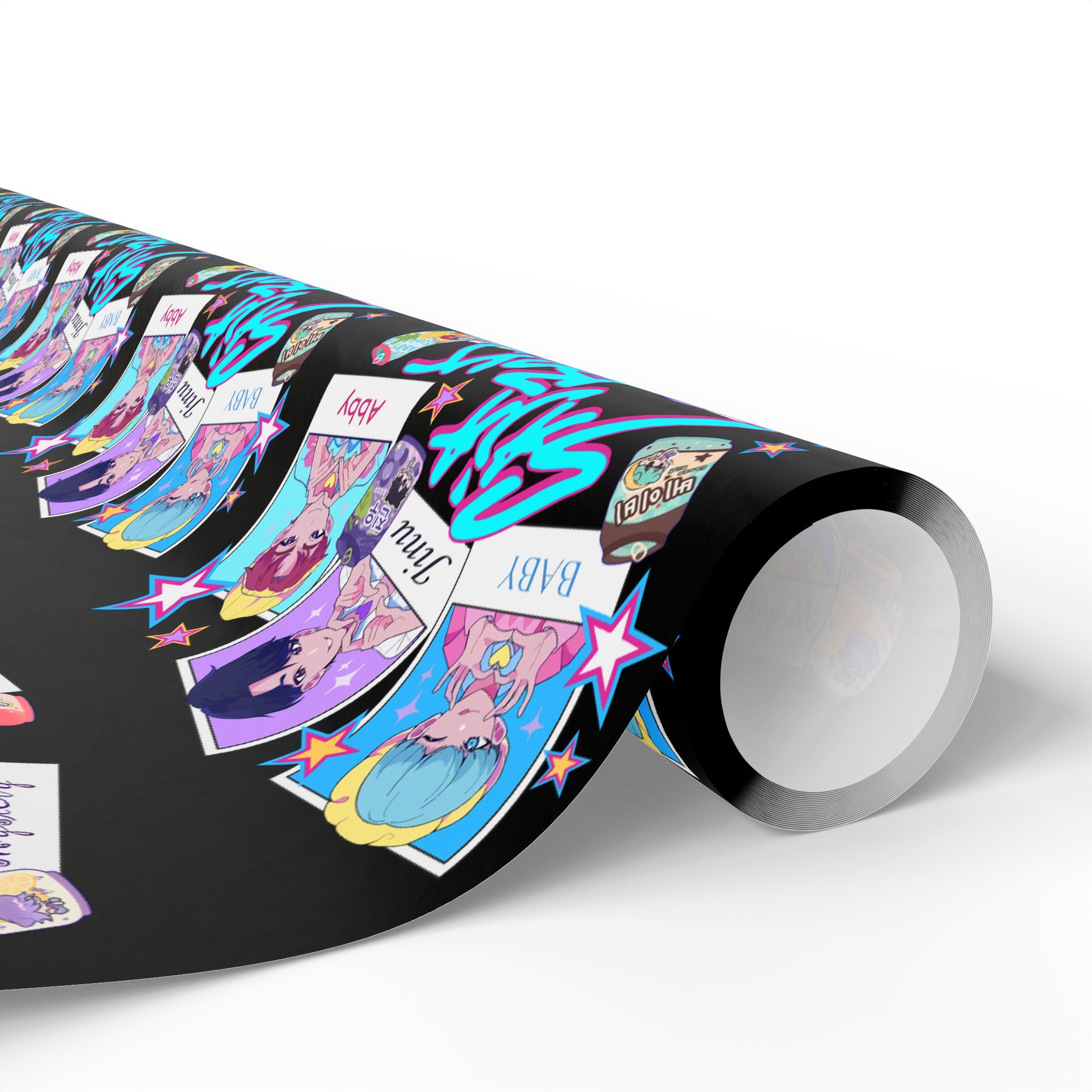 KPOP, Fun Wrapping Paper for Birthdays, Holidays, Parties, Arts and Crafts