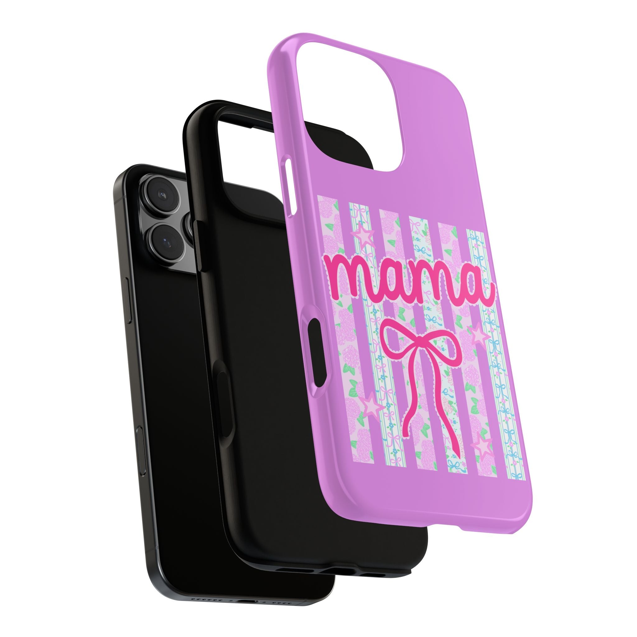 Mama Script Bow phone case
