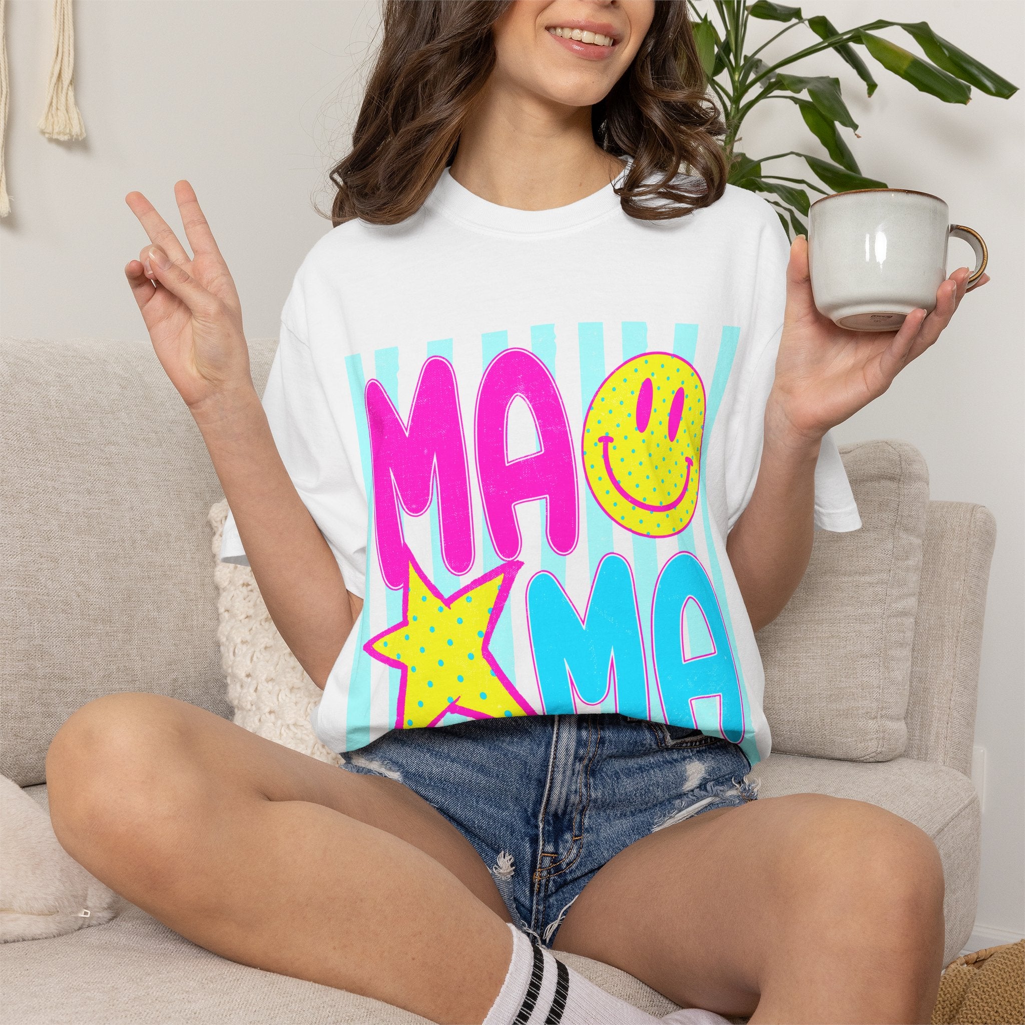 Mama Smile Graphic T-Shirt