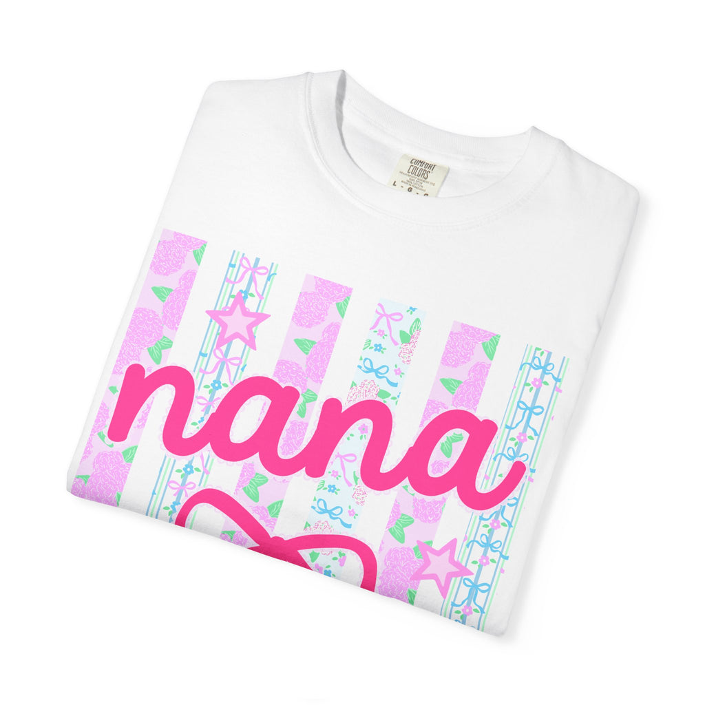 Nana Pink Ribbon Stripes T‑Shirt