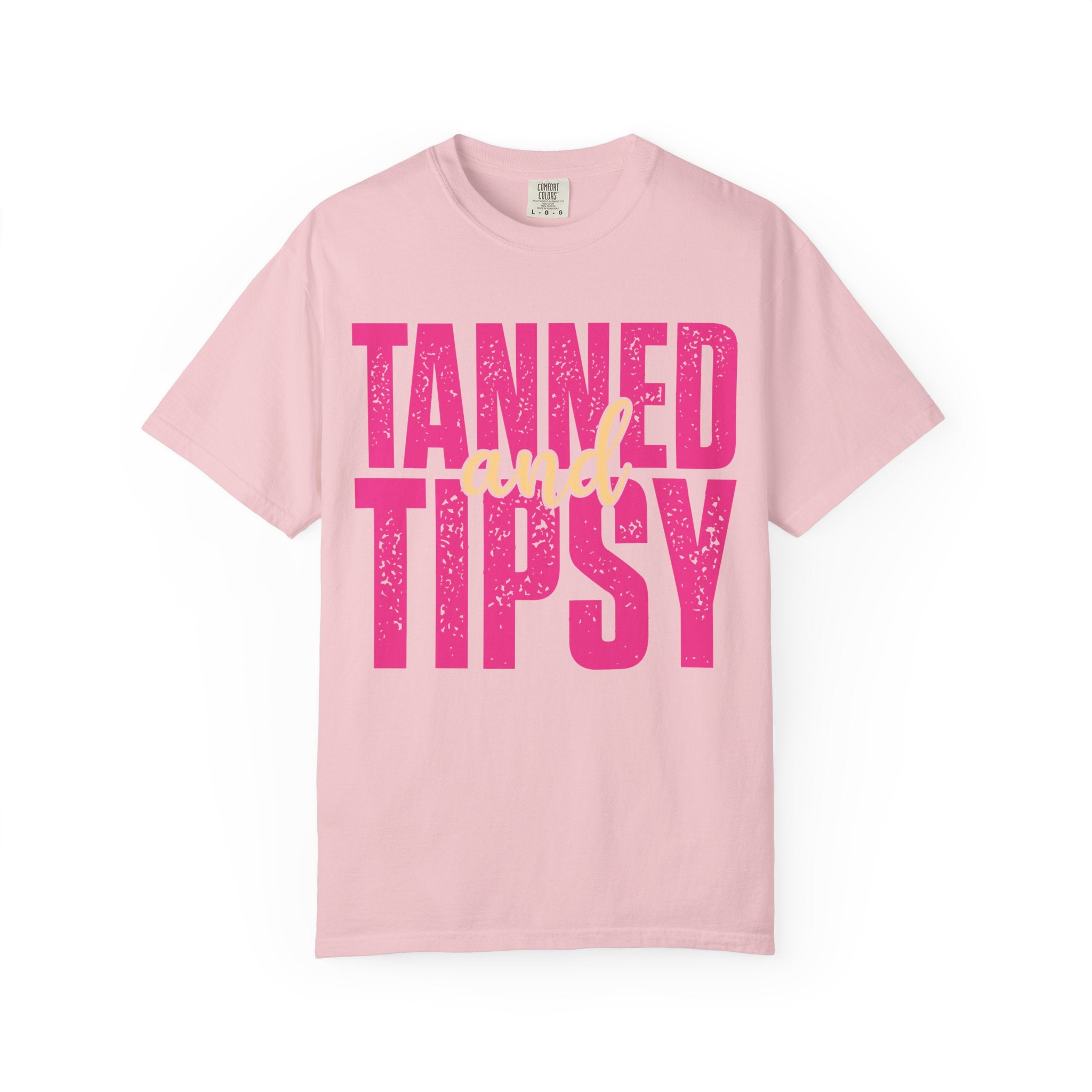 Tanned and Tipsy summer t shirt