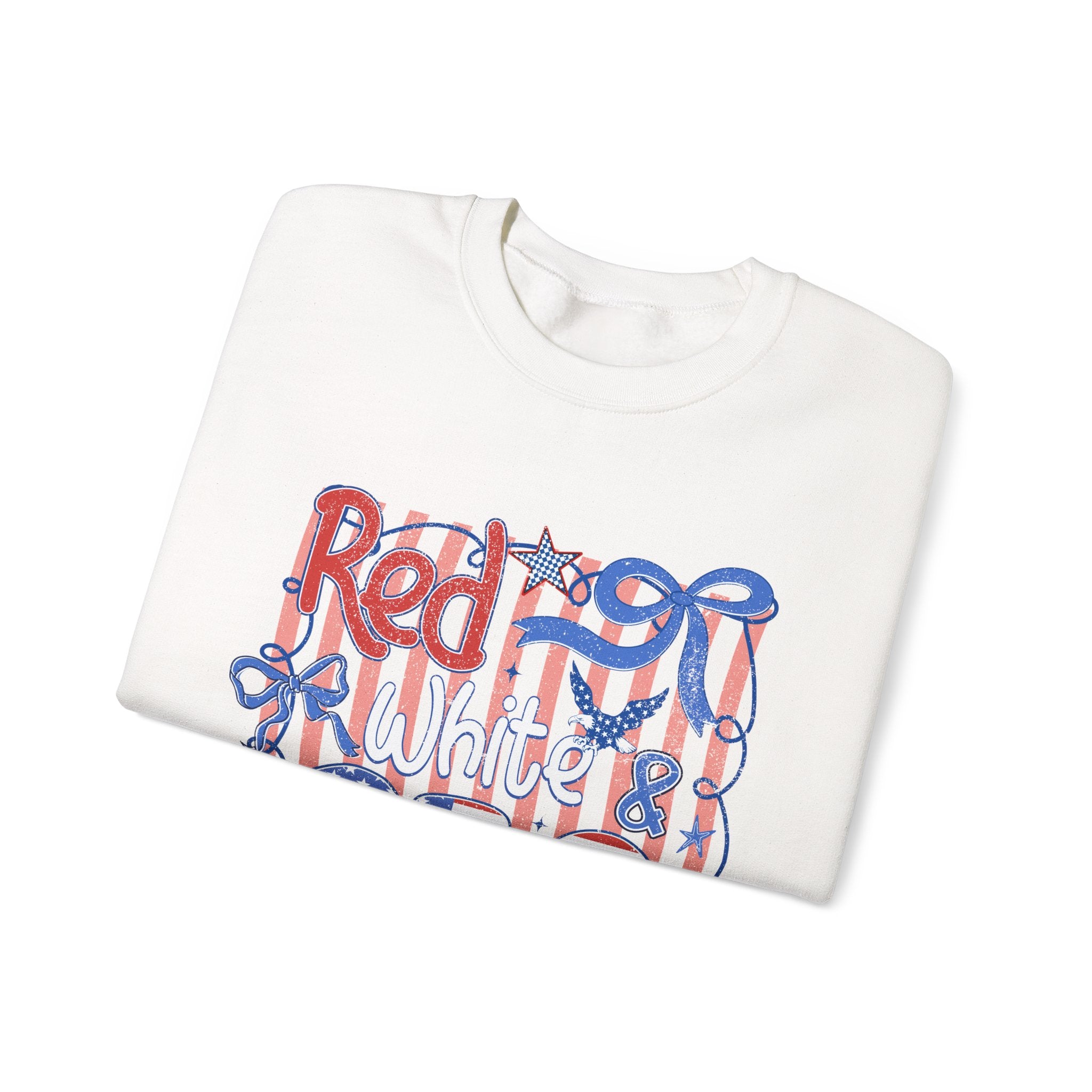 Red White & 4th Crewneck Sweatshirt