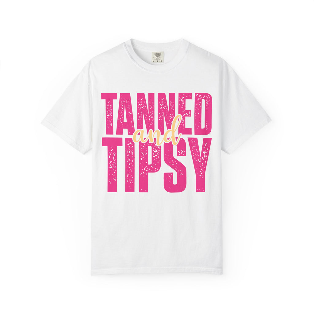 Tanned and Tipsy summer t shirt