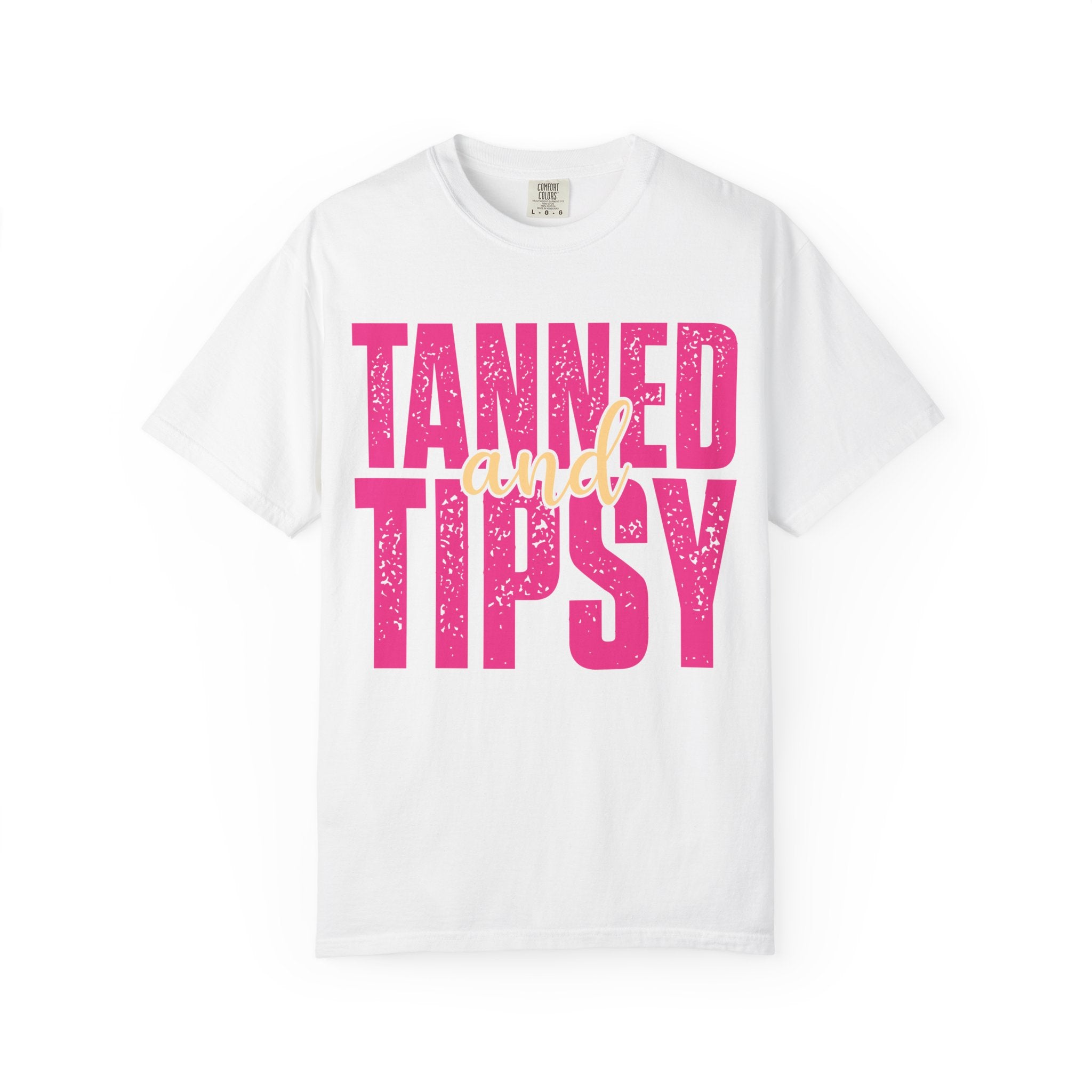 Tanned and Tipsy summer t shirt