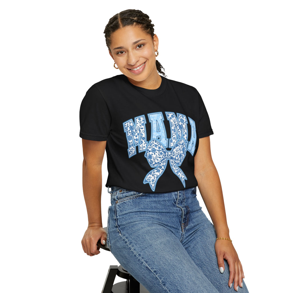 Comfort colors Mama Blue Tshirt
