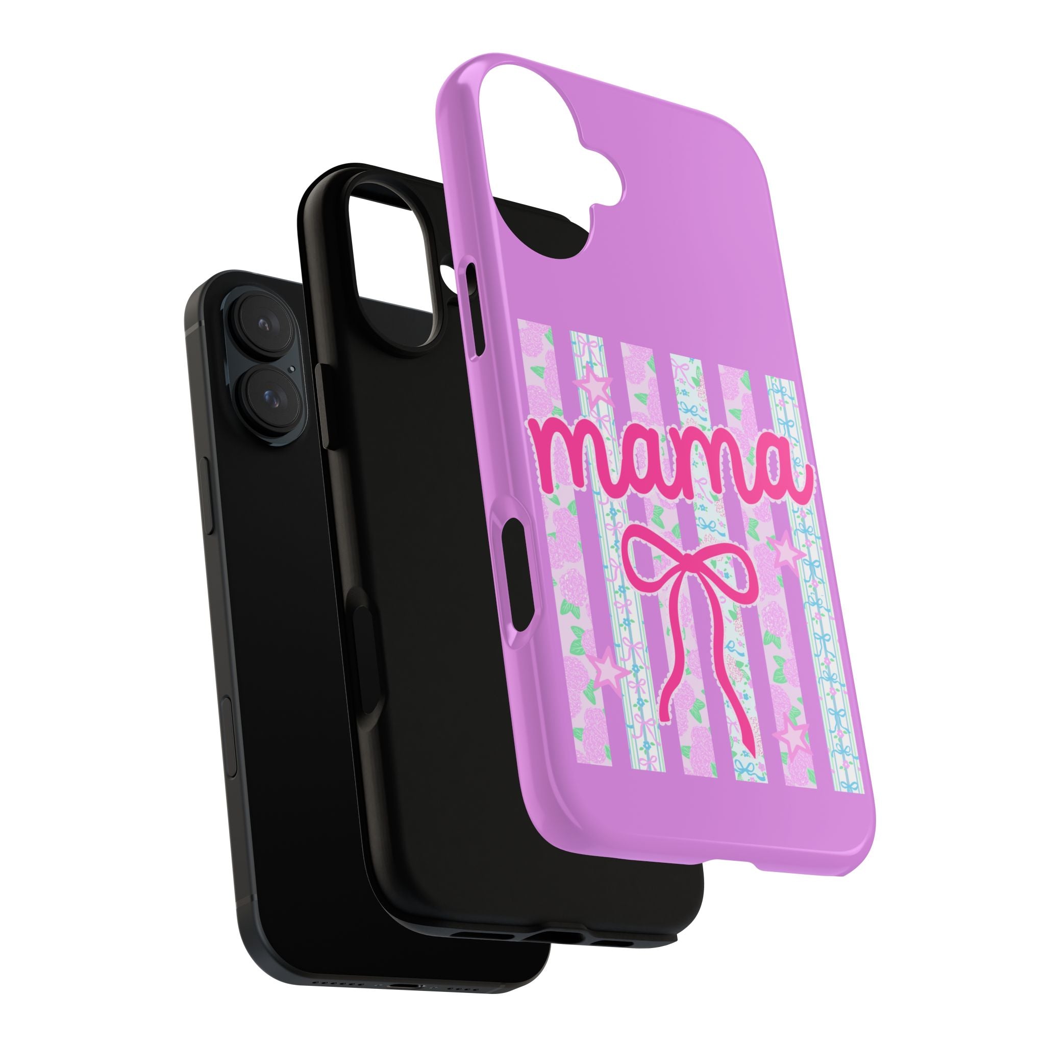 Mama Script Bow phone case