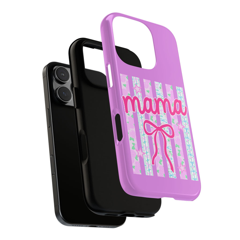 Mama Script Bow phone case