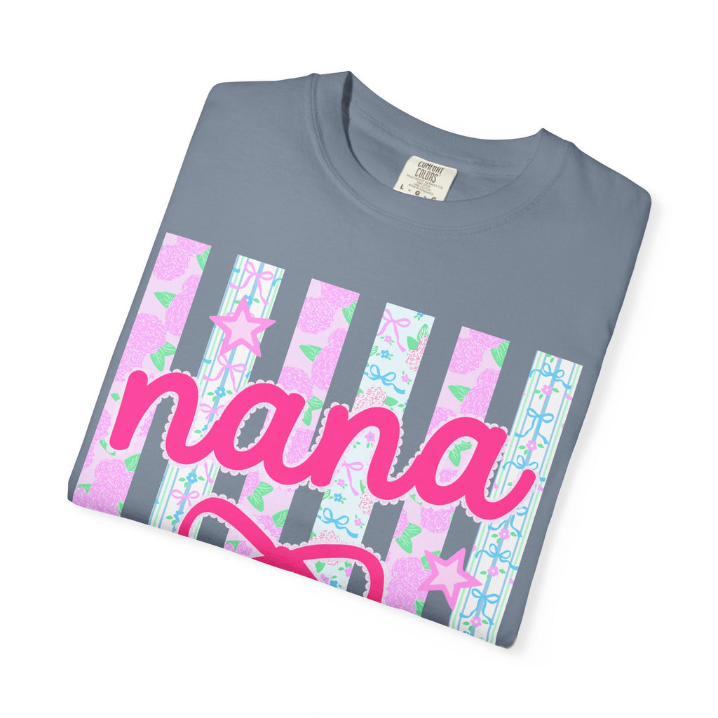 Nana Pink Ribbon Stripes T‑Shirt