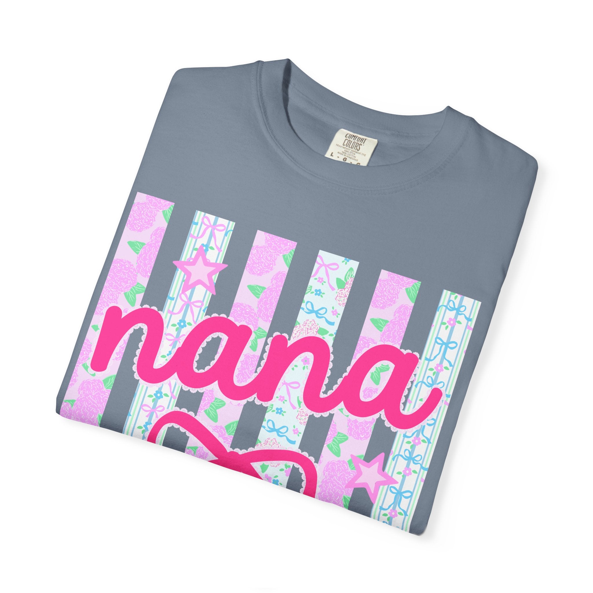 Nana Pink Ribbon Stripes T‑Shirt