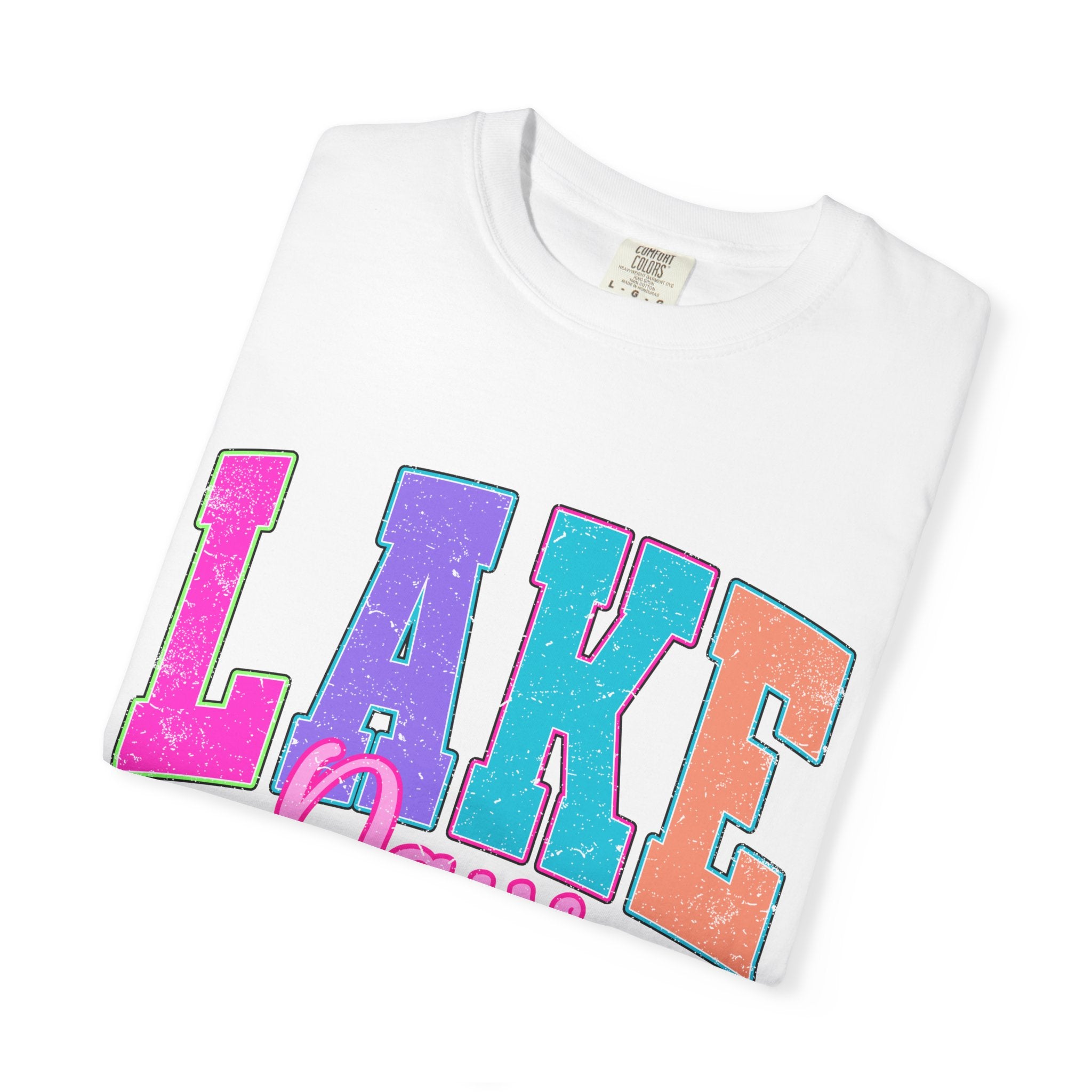 Lake Days T-Shirt — Retro Colorblock Summer Tee