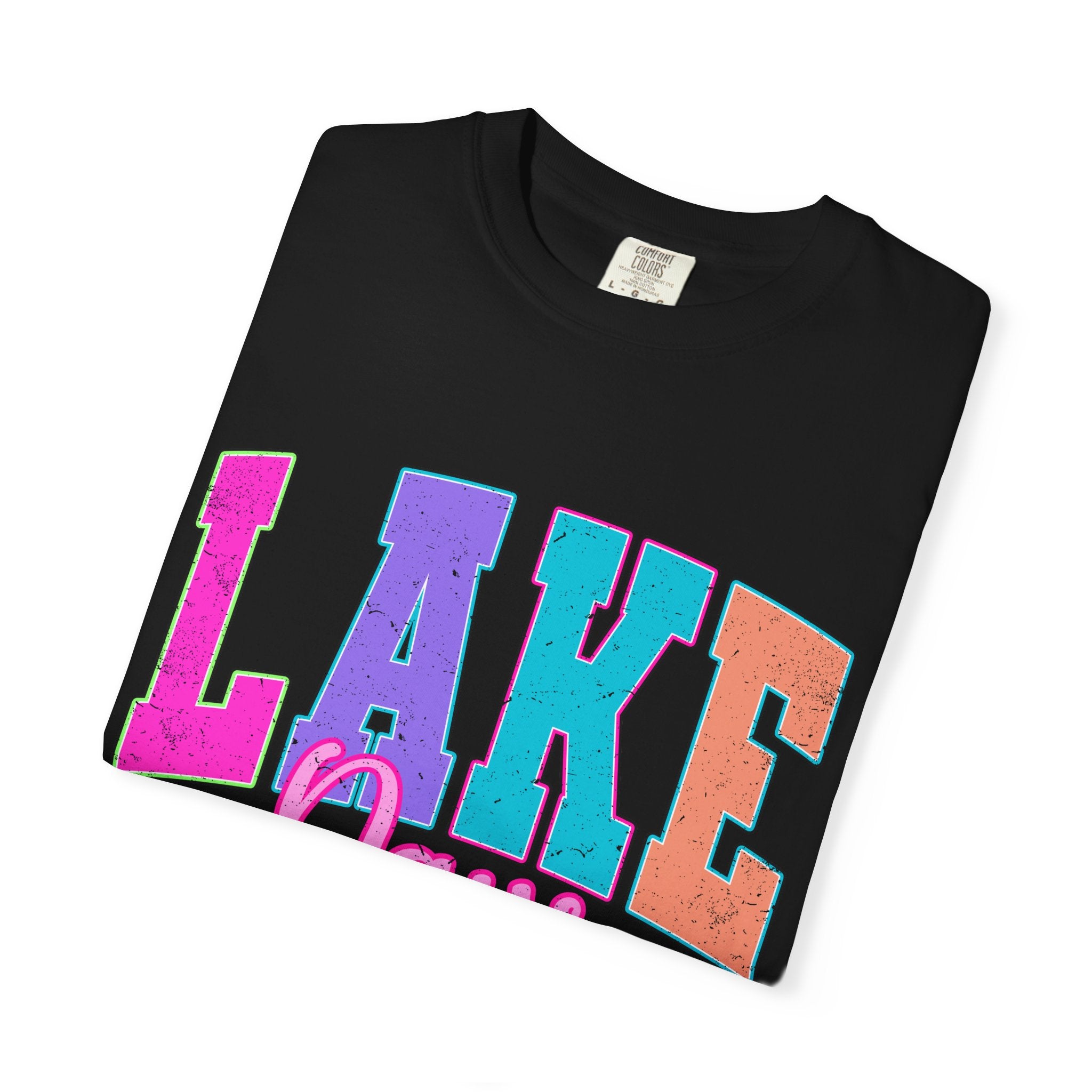 Lake Days T-Shirt — Retro Colorblock Summer Tee