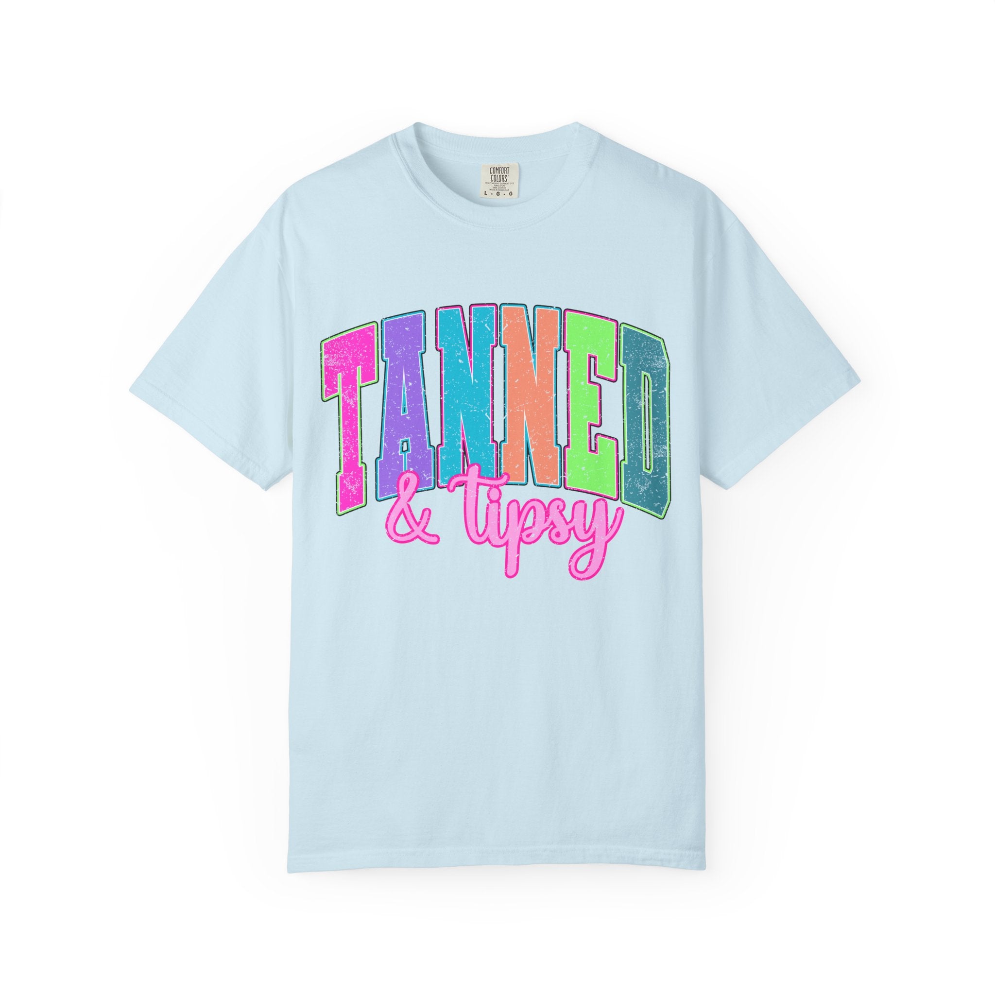 "Tanned & Tipsy" Graphic Tee