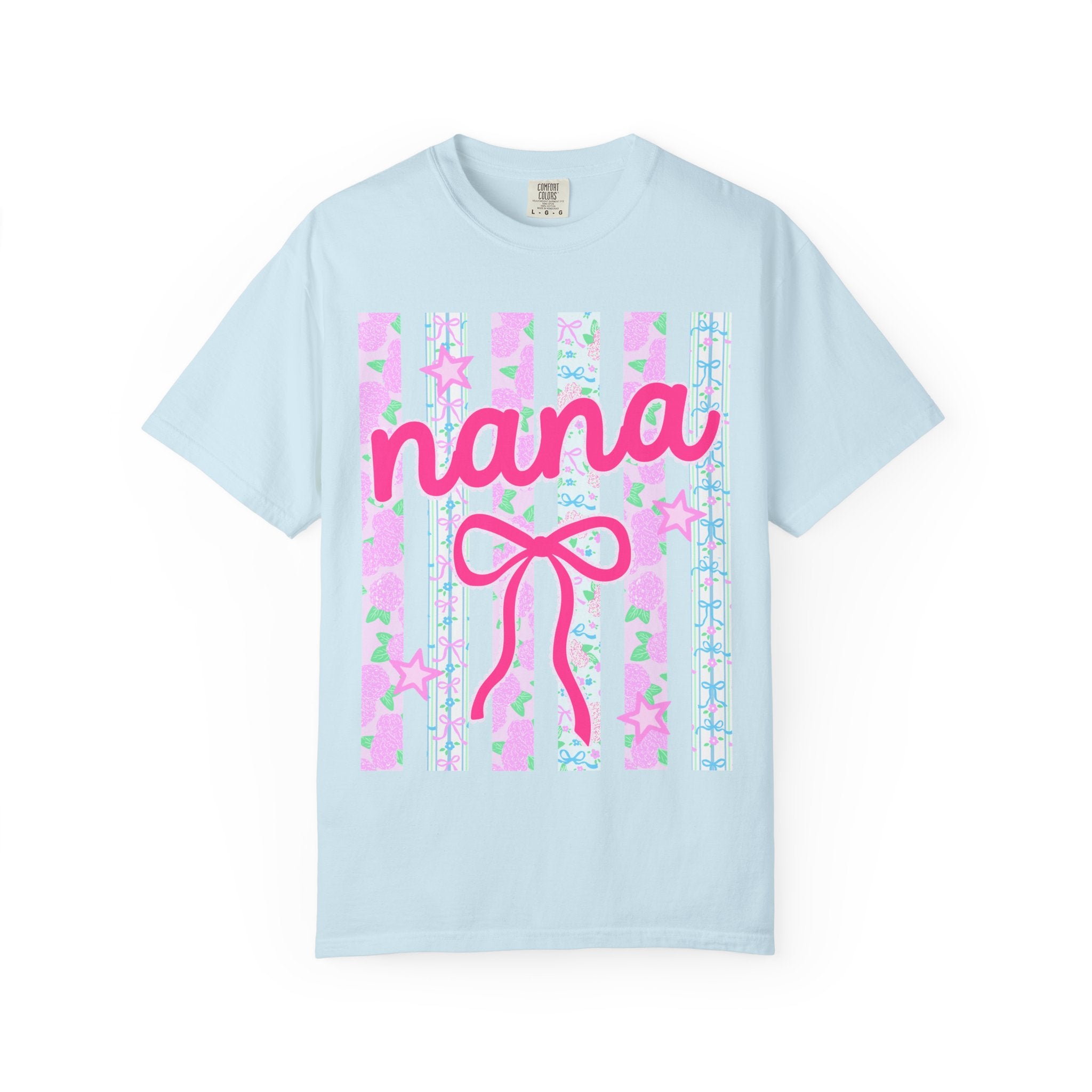 Nana Pink Ribbon Stripes T‑Shirt