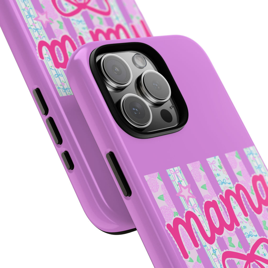 Mama Script Bow phone case
