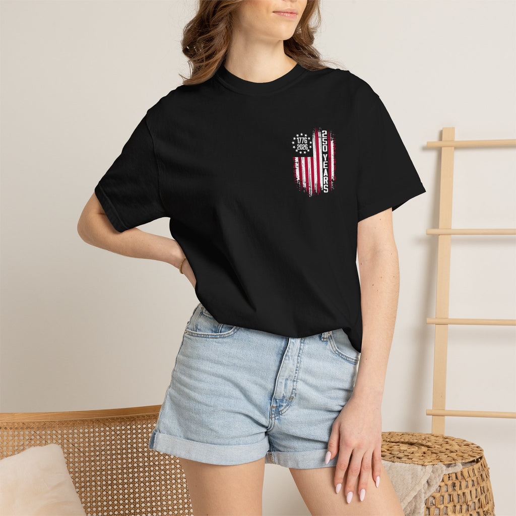 250 Years American Flag T-Shirt