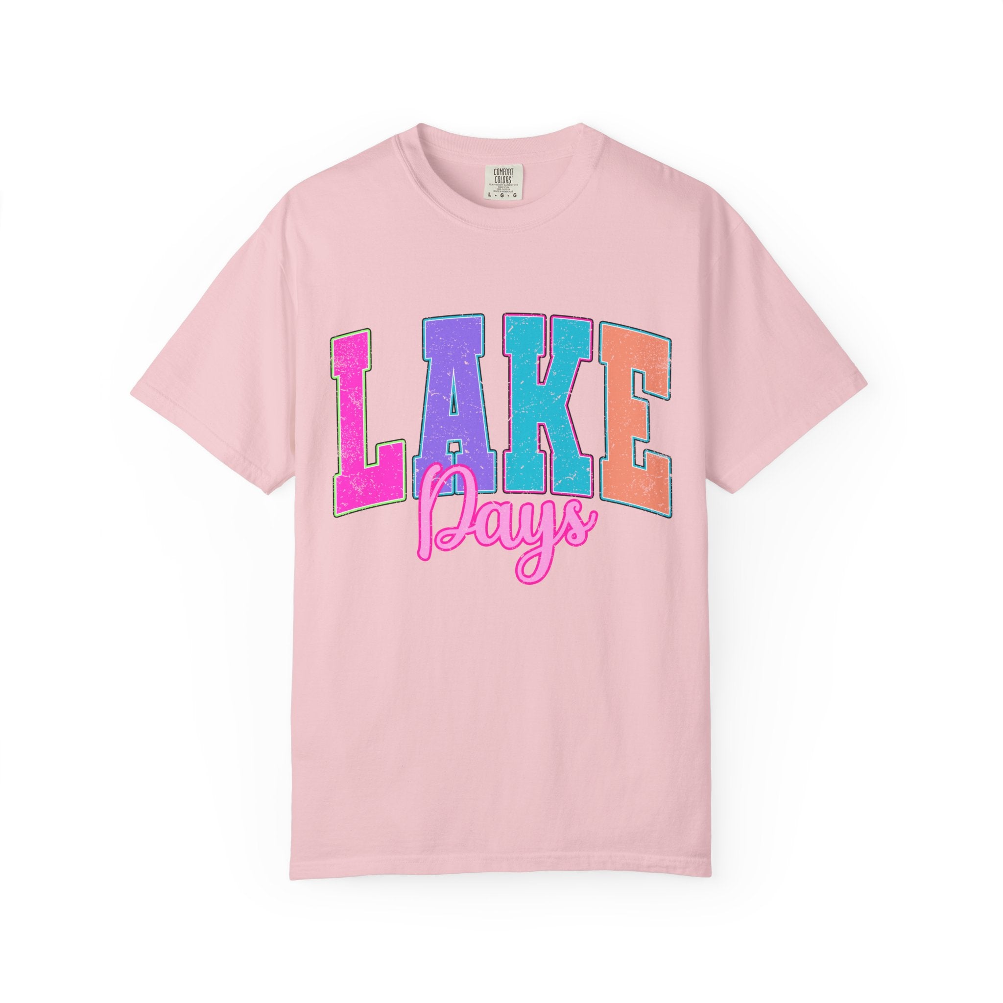 Lake Days T-Shirt — Retro Colorblock Summer Tee